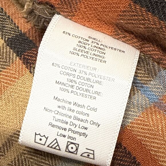 Legendary Whitetails Jacket Mens 2XL  Brown Journeyman Flannel Lined Waxed - Picture 14 of 16